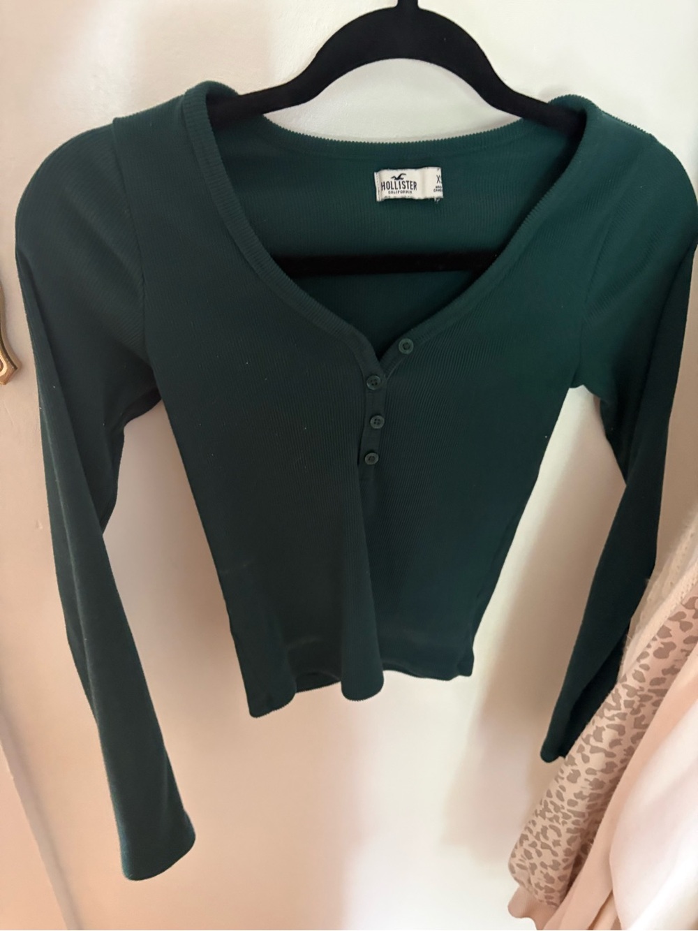 Dark green hollister long sleeve